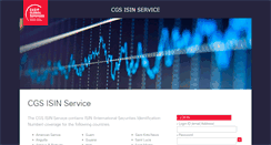 Desktop Screenshot of isin.cusip.com