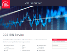 Tablet Screenshot of isin.cusip.com